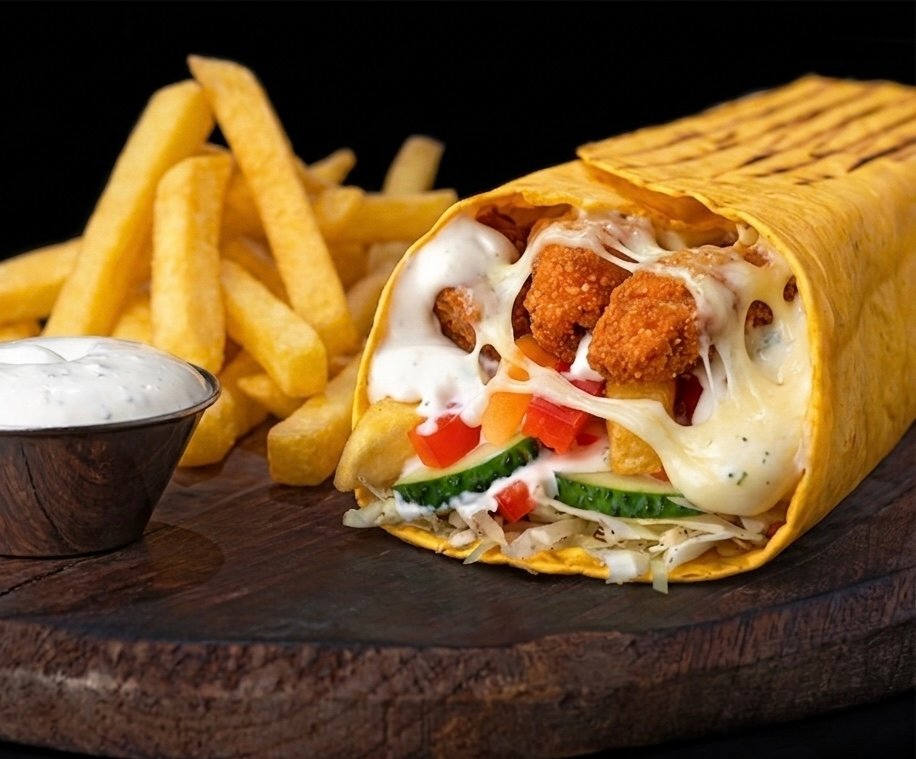 Cheese Nuggets Kebab Menu — fotografie produs